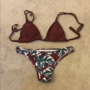 Maroon Bikini